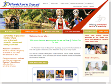 Tablet Screenshot of panickerstravel.com